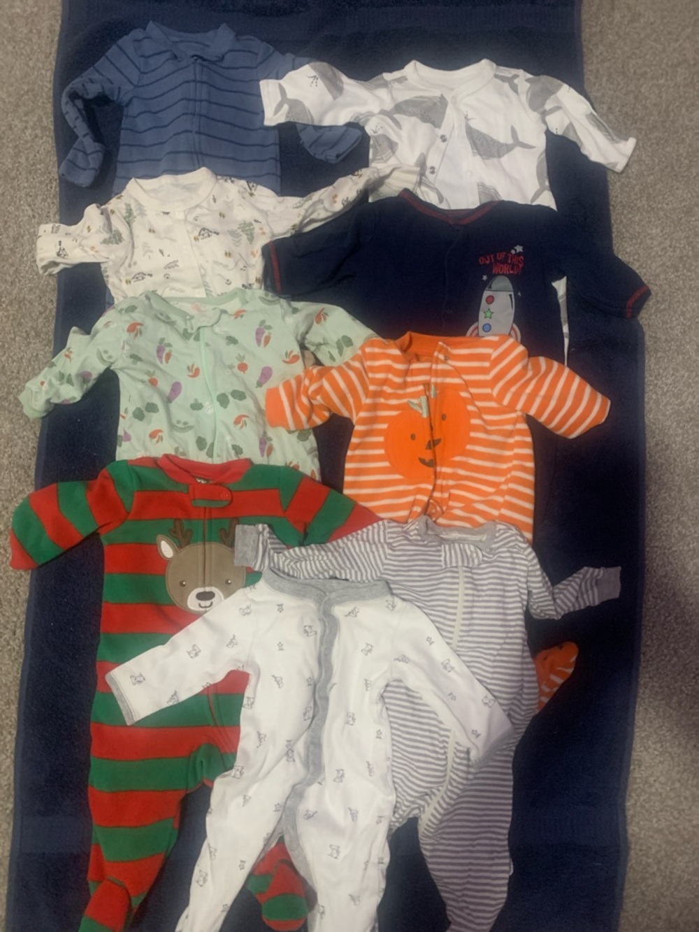 Baby Boy sleeper bundle